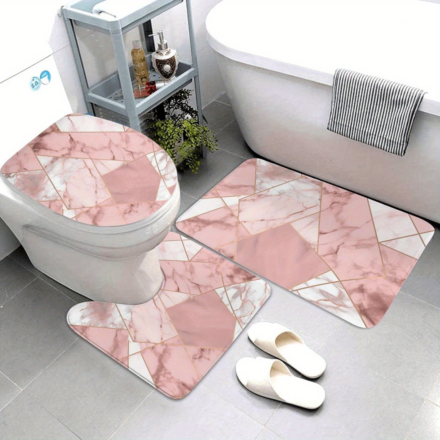 Luxury Marble Bathroom Mat Set - огляд і ціна Home Made Bathroom Vanity