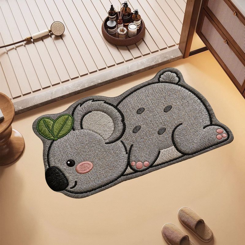 VIKAMA Cute Cat Fish Bath Mat  - огляд і ціна Home Bathroom Tub