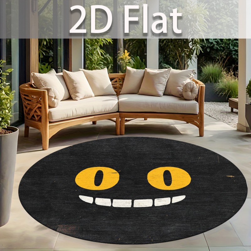 Round Halloween Horse Rug Cust - огляд і ціна Home Bathroom Name