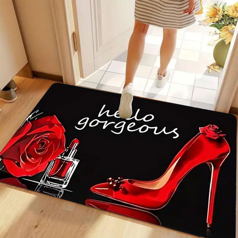 Hello Gorgeous Doormat Red Hig - огляд і ціна Home Made Bathroom Vanity