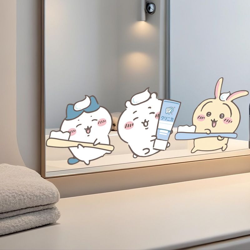 Hot Chiikawa Mirror Stickers S - огляд і ціна Home Bathroom Products
