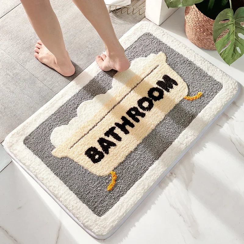 Bath Mat Non Slip Soft Faux Wo - огляд і ціна Home Bathroom Tub