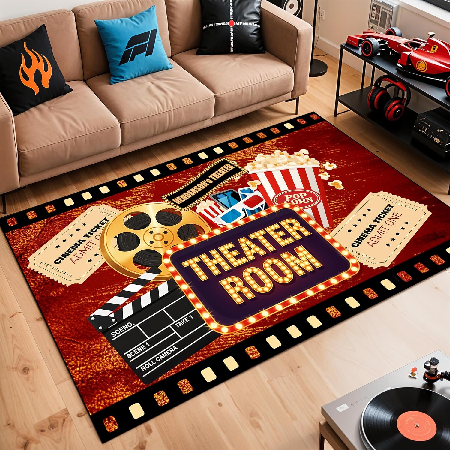 Engraved Name Cinema Carpet, S - огляд і ціна Home Bathroom Name