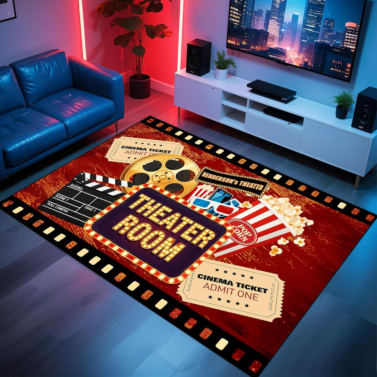 Engraved Name Cinema Carpet, S - огляд і ціна Home Bathroom Name
