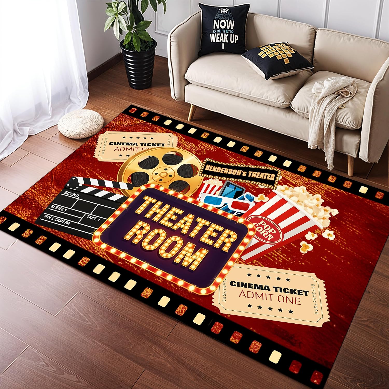 Engraved Name Cinema Carpet, S - огляд і ціна Home Bathroom Name