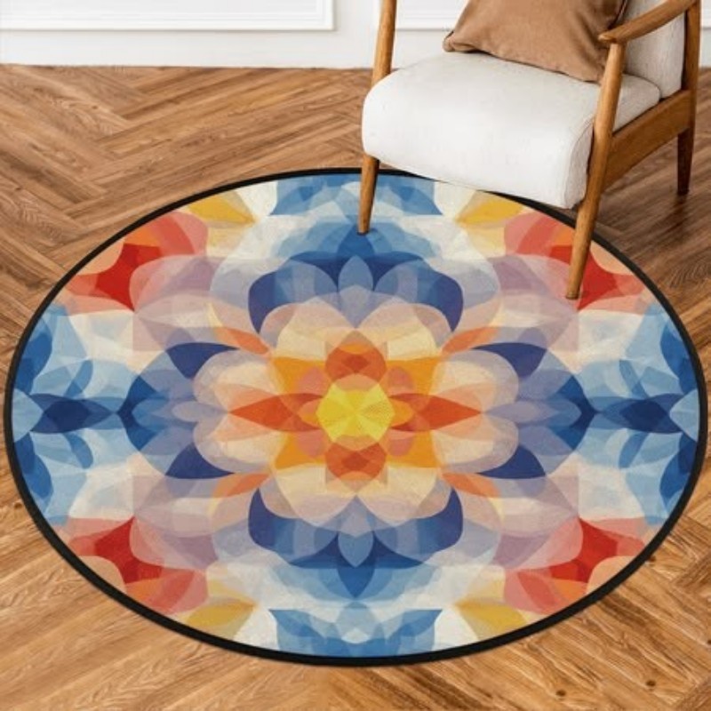 Floral Round Carpet Vintage Oi - огляд і ціна Home Made Bathroom Vanity