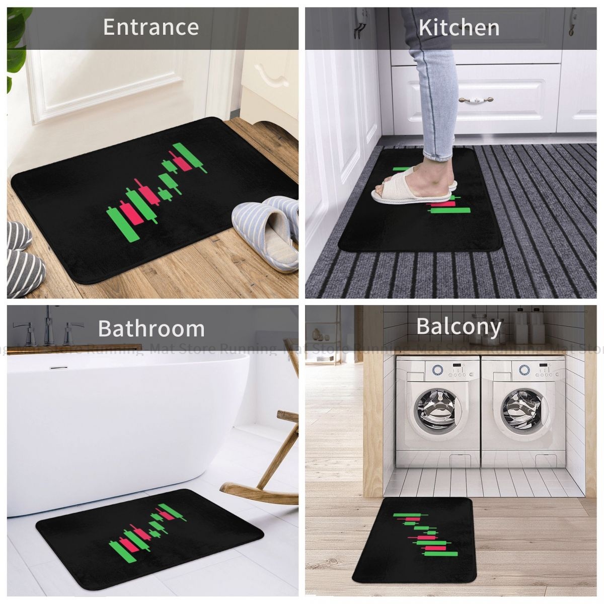 Bitcoin Crypto Miners Non-slip - огляд і ціна Home Kitchen Bathroom Marketing