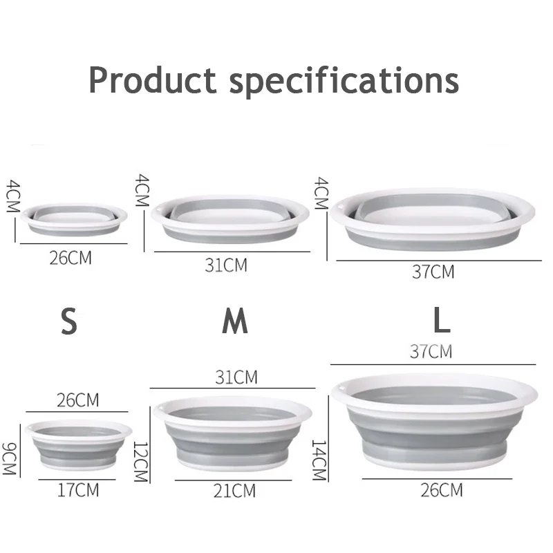 Plastic Folding Wash Basin, Po - огляд і ціна Home Bathroom Tub