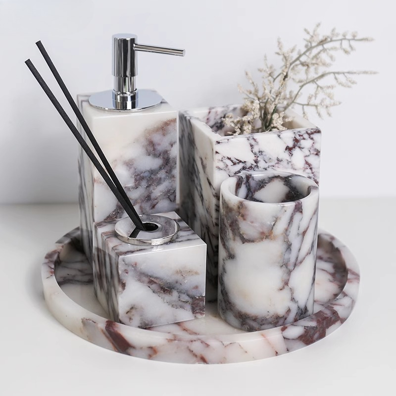Natural Calacatta Viola Marble - огляд і ціна Zara Home Bathroom Set