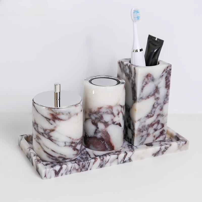 Natural Calacatta Viola Marble - огляд і ціна Zara Home Bathroom Set