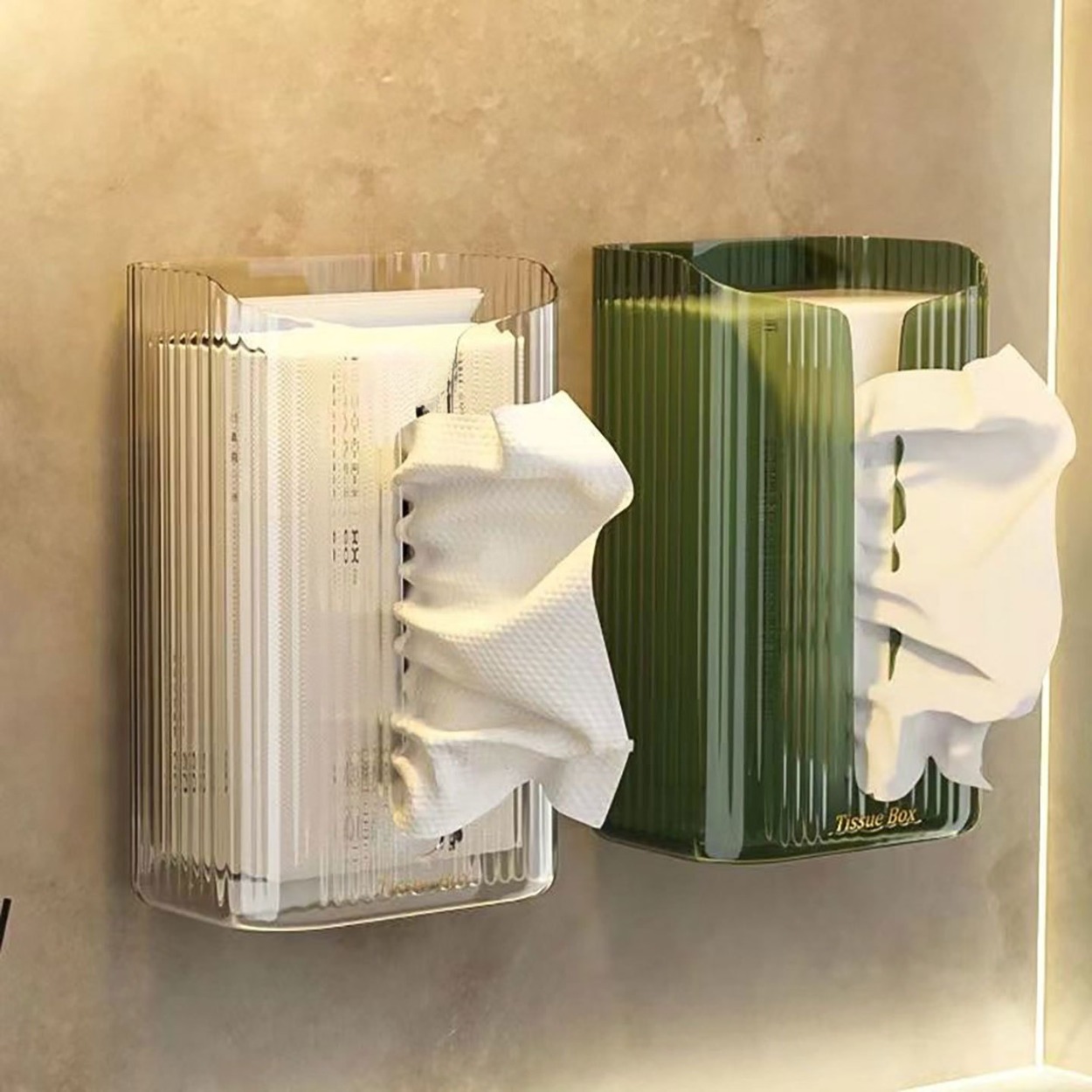 Wall Mounted Acrylic Tissue Bo - огляд і ціна Home Bathroom Towel Dispenser