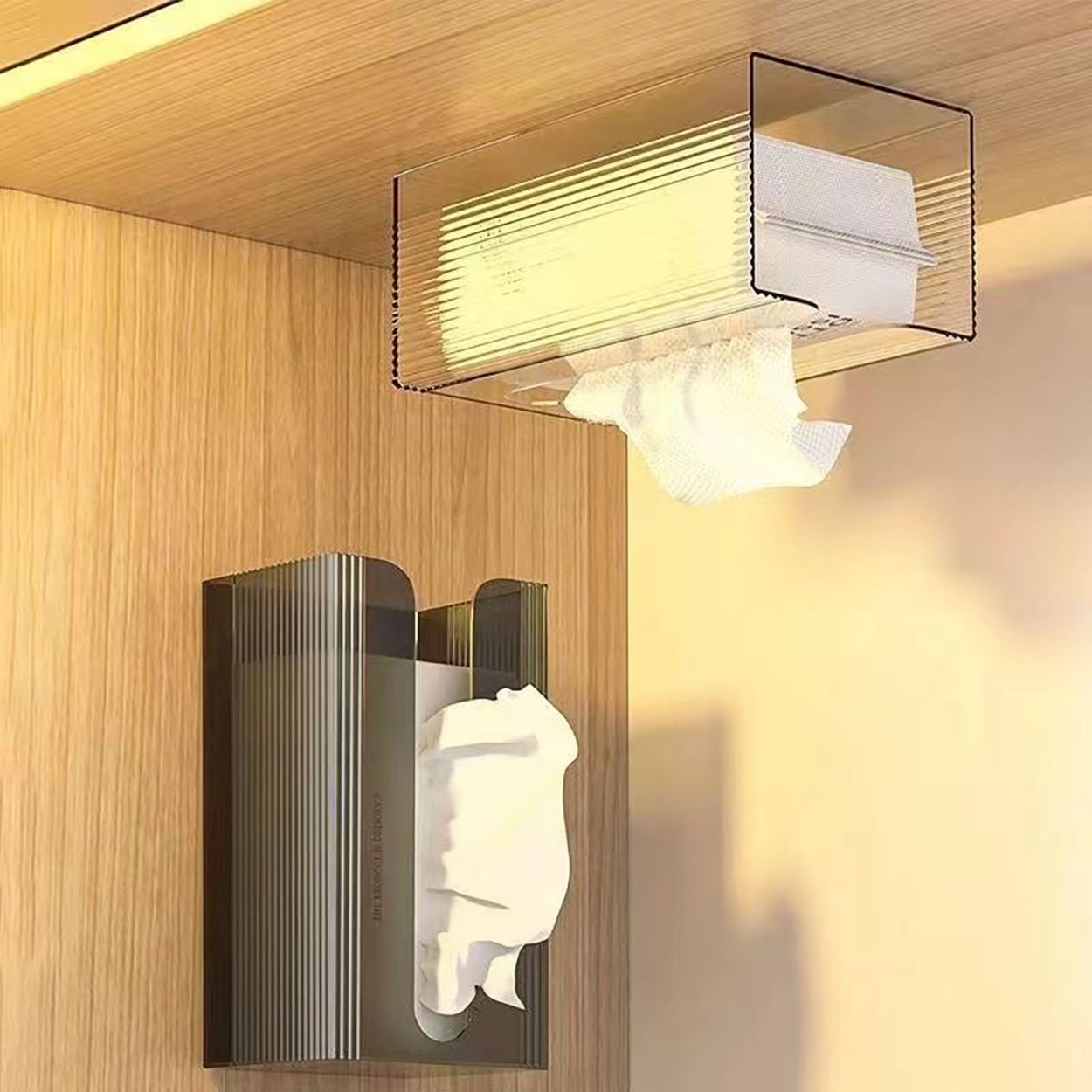 Wall Mounted Acrylic Tissue Bo - огляд і ціна Home Bathroom Towel Dispenser