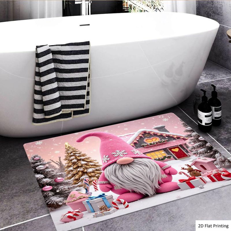 VIKAMA Christmas Bathroom Rug  - огляд і ціна Home Bathroom Tub