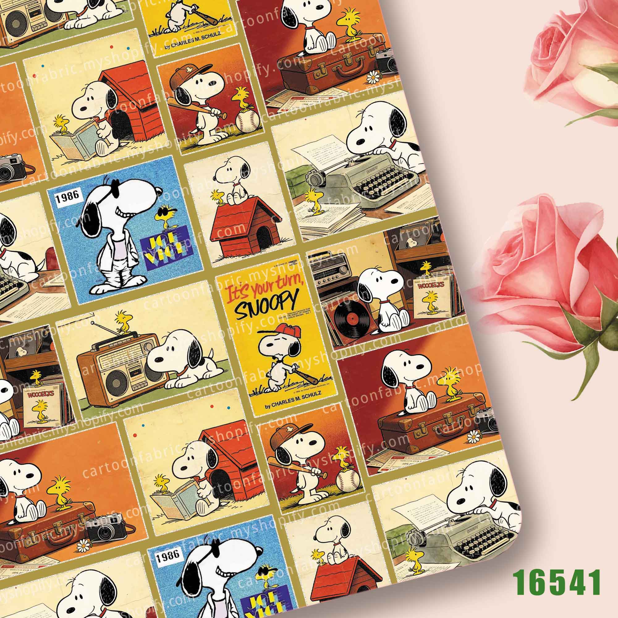 TAKARA TOMY Snoopy Fabric140x5 - огляд і ціна Home Bathroom Products