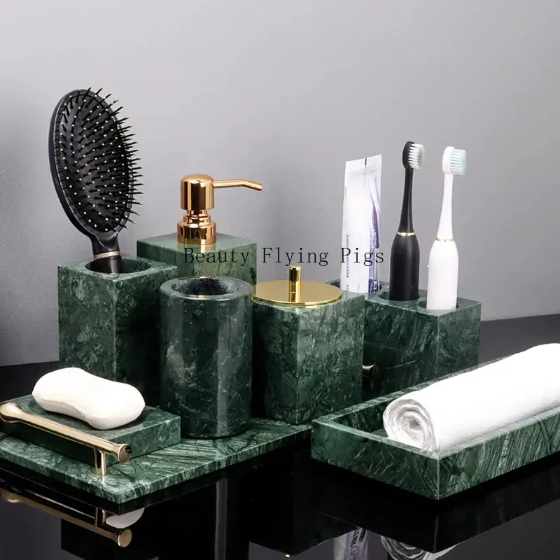 Indian Green Natural Marble Ba - огляд і ціна Zara Home Bathroom Set