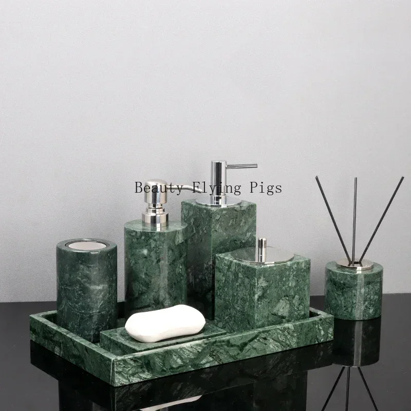 Indian Green Natural Marble Ba - огляд і ціна Zara Home Bathroom Set