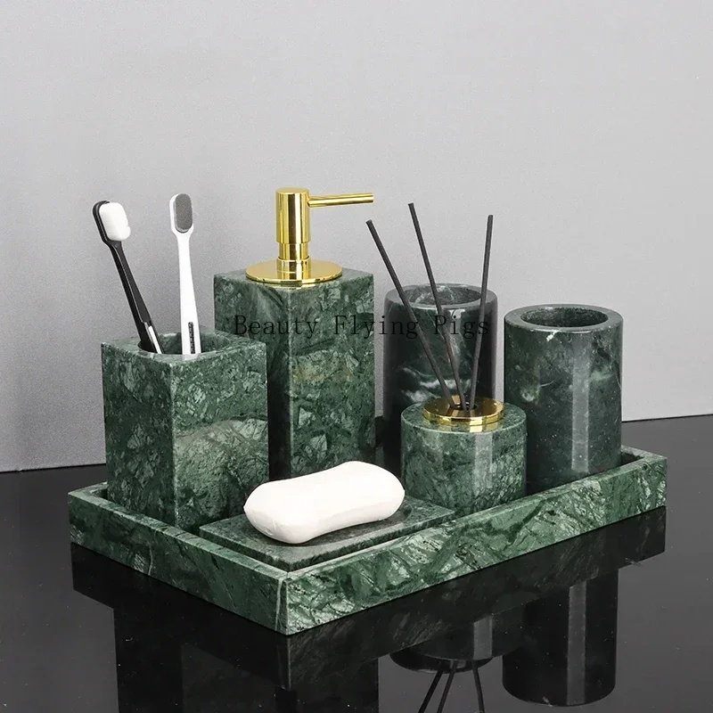 Indian Green Natural Marble Ba - огляд і ціна Zara Home Bathroom Set