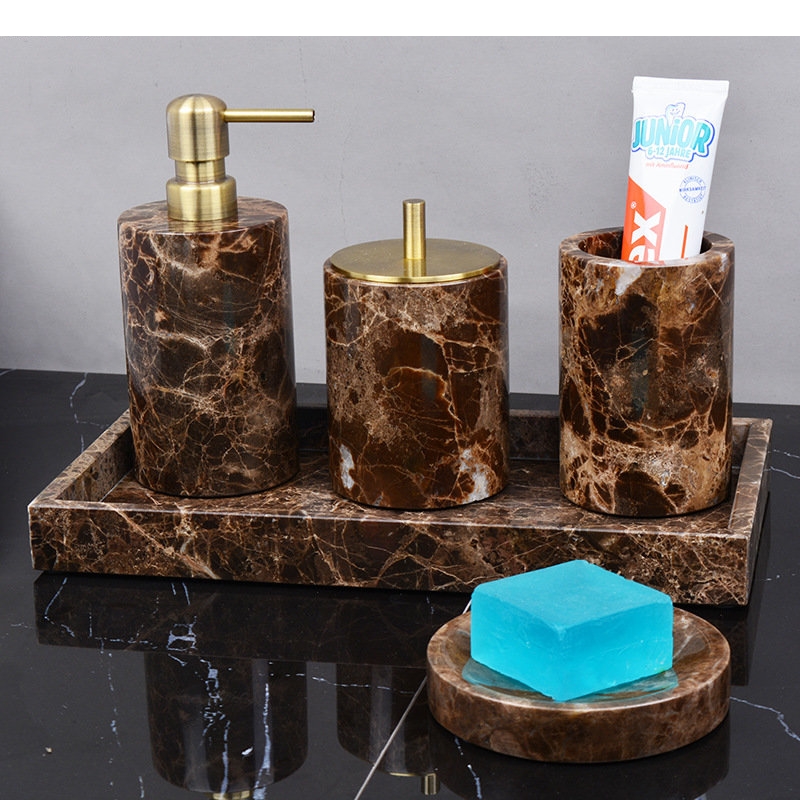 Natural Marble Bathroom Access - огляд і ціна Zara Home Bathroom Set