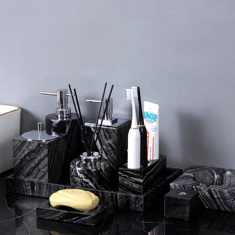 Ancient Wood Grain Natural Mar - огляд і ціна Zara Home Bathroom Set