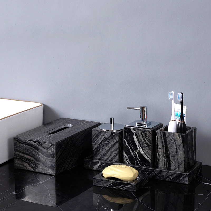 Ancient Wood Grain Natural Mar - огляд і ціна Zara Home Bathroom Set