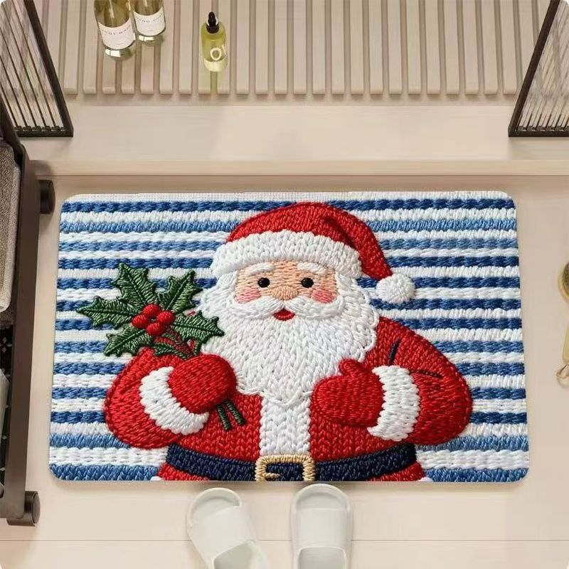 VIKAMA Santa Reindeer Bath Mat - огляд і ціна Home Bathroom Tub