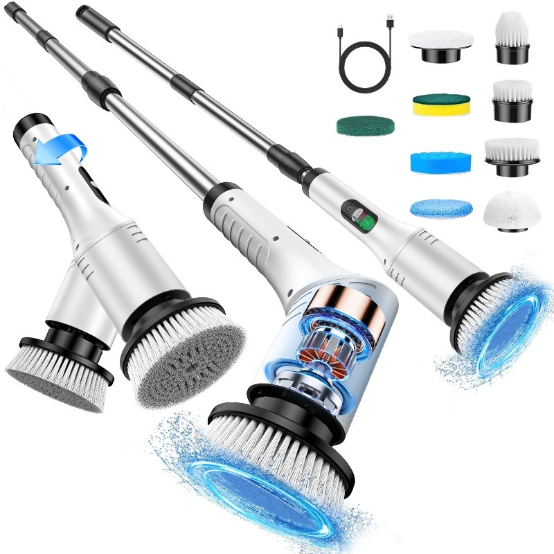 Electric Spin Scrubber 9 in 1  - огляд і ціна Home Bathroom Products