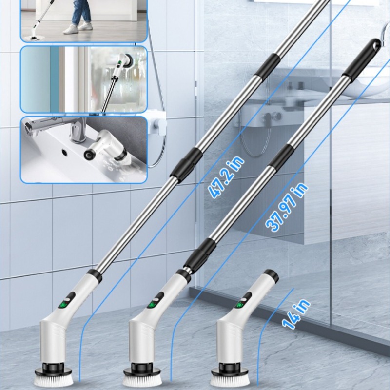 Electric Spin Scrubber 9 in 1  - огляд і ціна Home Bathroom Products