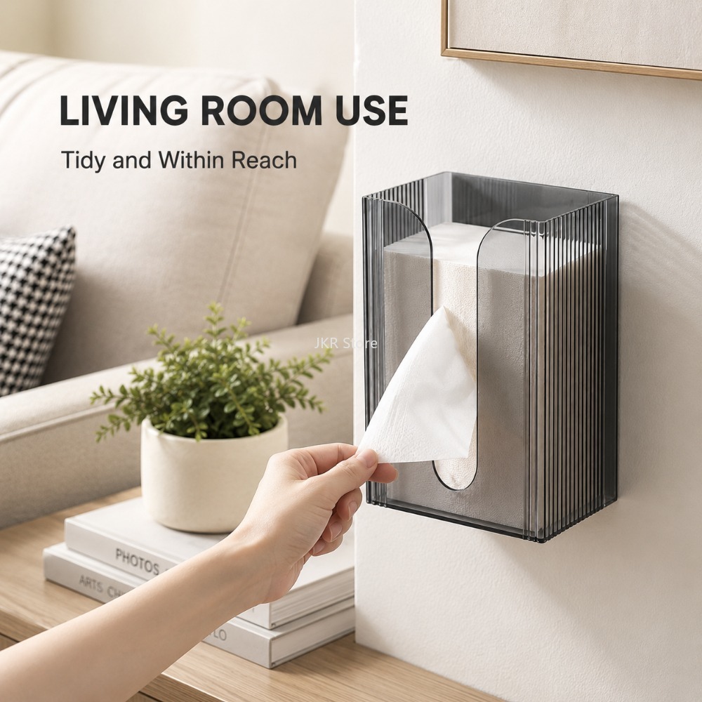 Transparent Wall Mounted Tissu - огляд і ціна Home Bathroom Towel Dispenser
