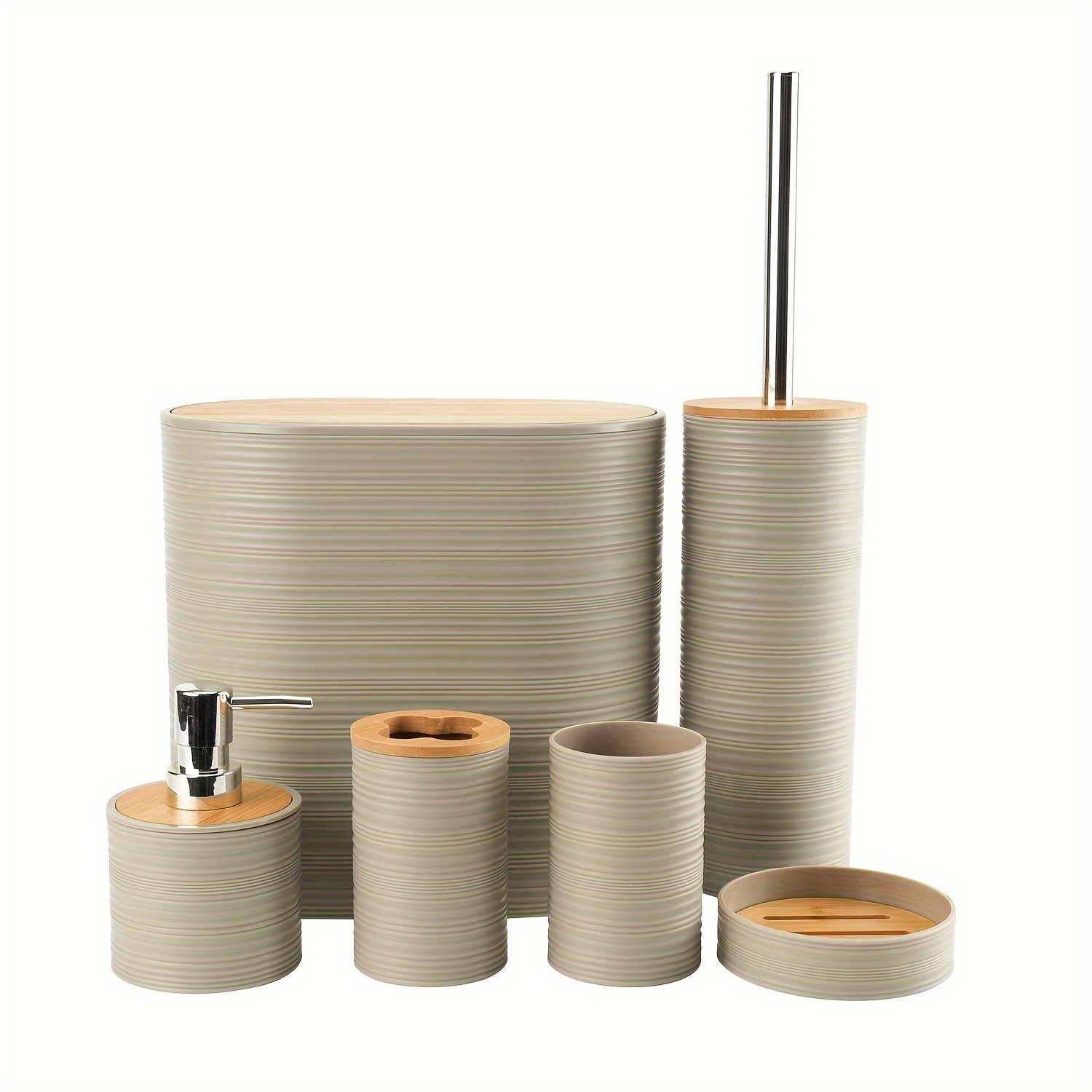 6pcs/set Bathroom Accessories  - огляд і ціна Zara Home Bathroom Set