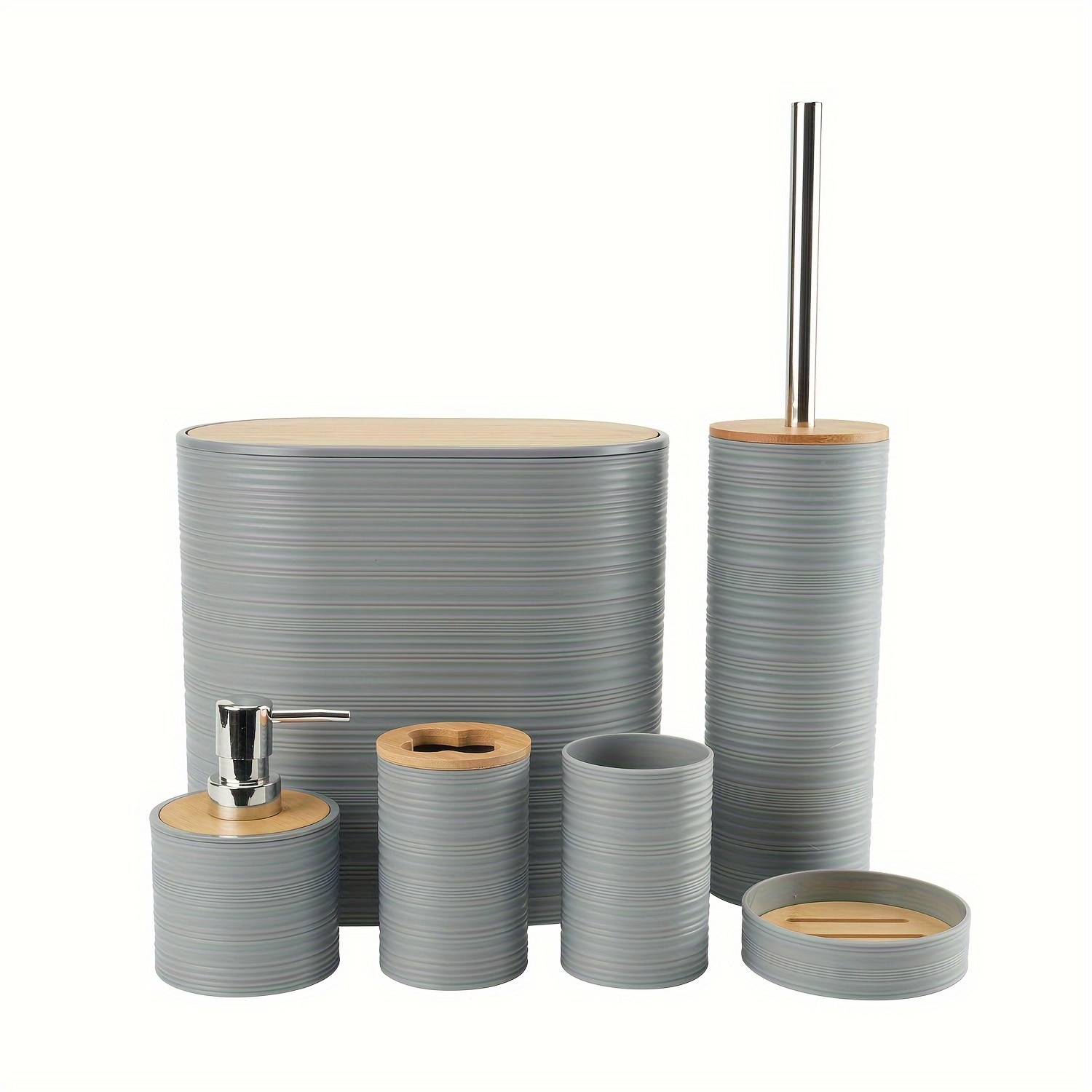 6pcs/set Bathroom Accessories  - огляд і ціна Zara Home Bathroom Set