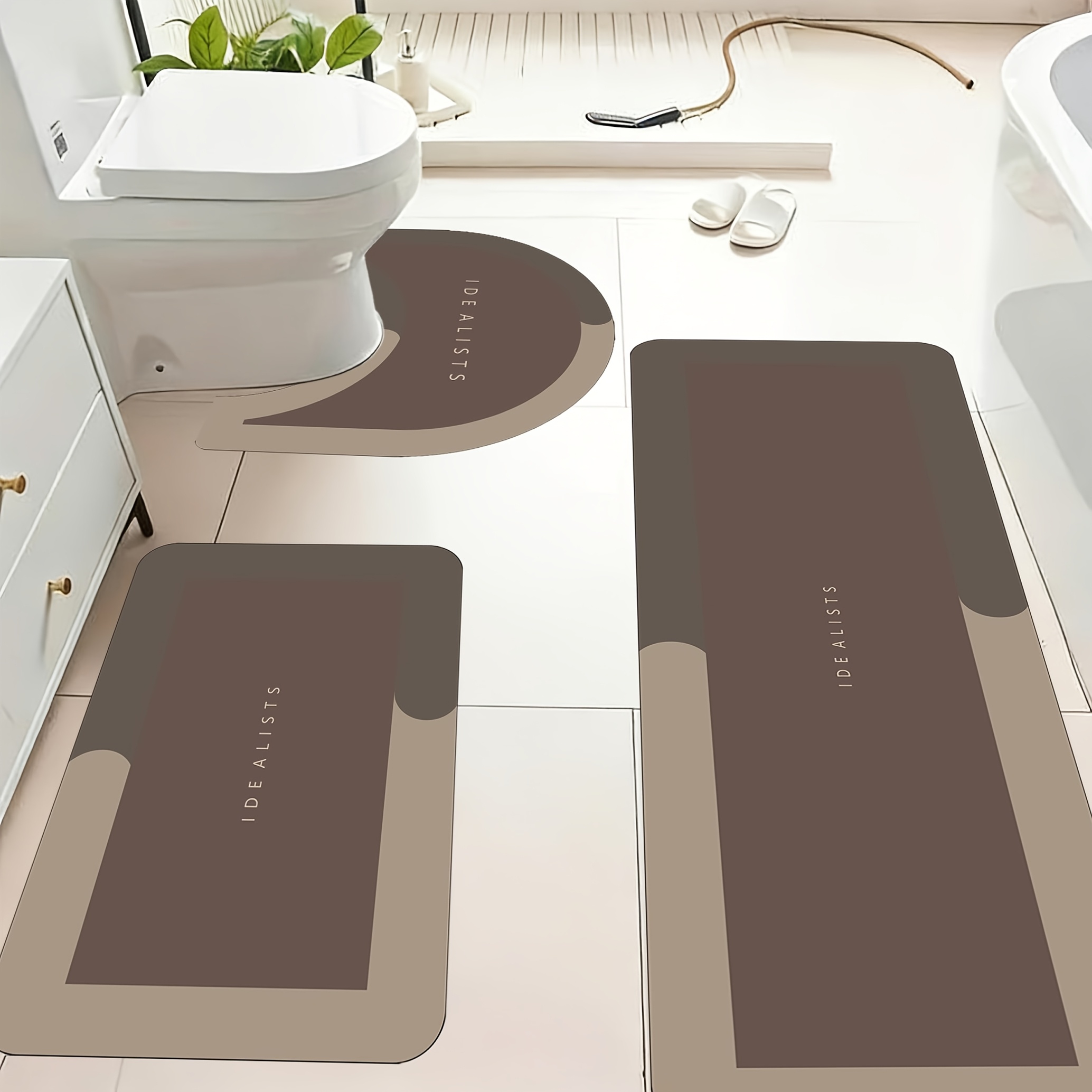 Modern Minimalist Bath Mat Set - огляд і ціна Home Made Bathroom Vanity